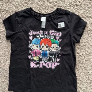 District Black K-Pop Kids T-Shirt